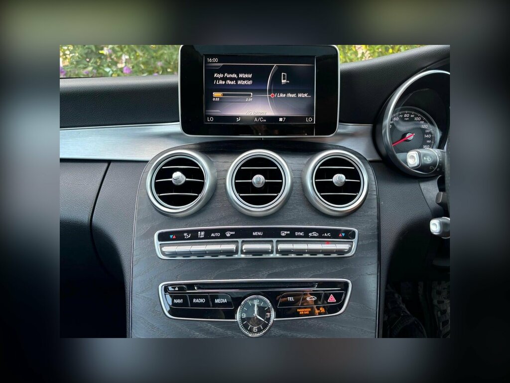 Mercedes-Benz C Class 2.0 C200 Sport Saloon G-tronic Euro 6 White #37