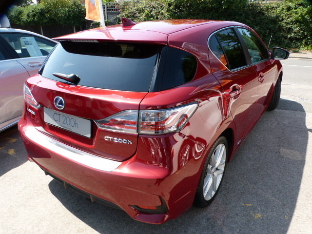 Lexus CT 200H Luxury Red #8