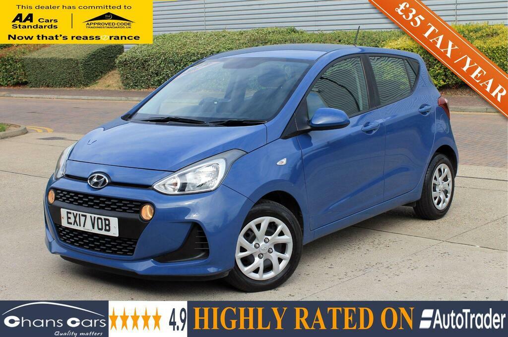 Hyundai I10 2017 Hyundai I10 1.2 Se Hatchback Manua Blue
