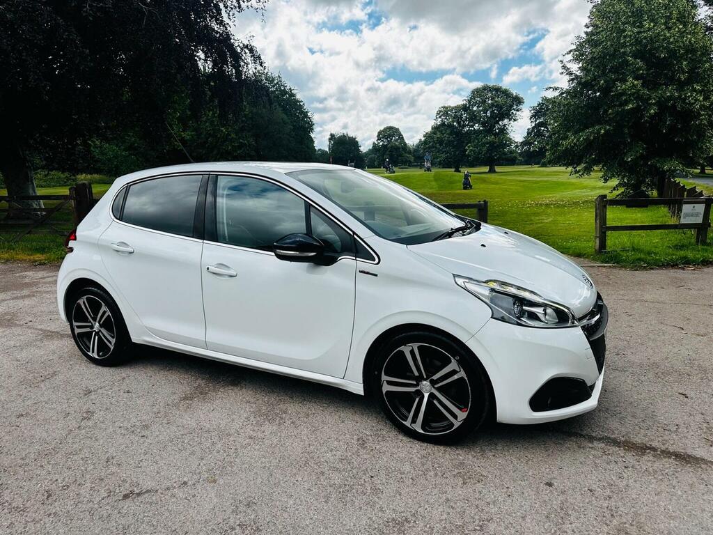 Peugeot 208 1.6 Bluehdi Gt Line Euro 6 Ss White