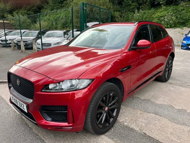 Jaguar F-Pace 2018 2.0 P250i R-sport Suv Awd Eur Red #2