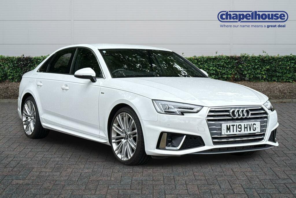 Audi A4 S Line 35 Tfsi 2.0 White
