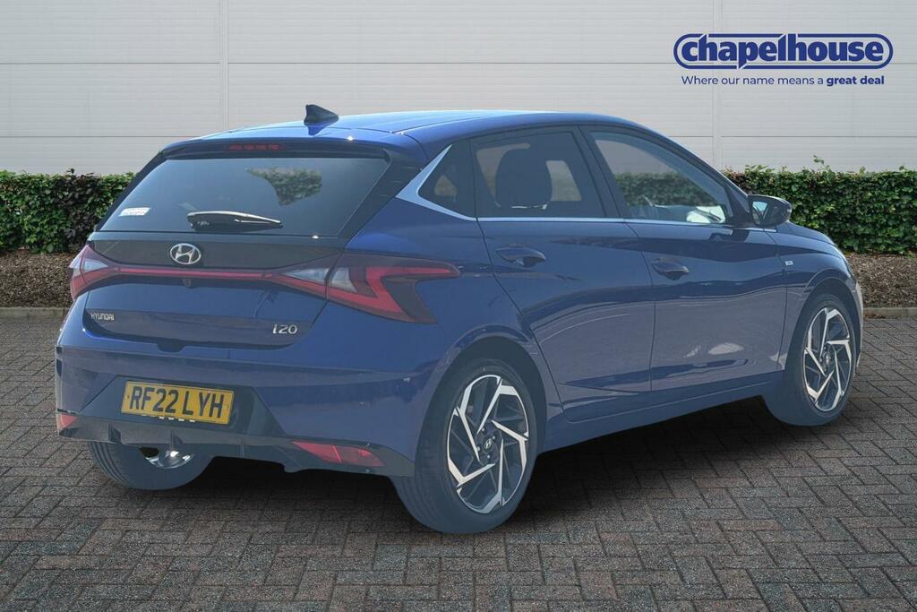 Hyundai I20 Premium Mhev Tdgi 1.0 RF22LYH Blue #3