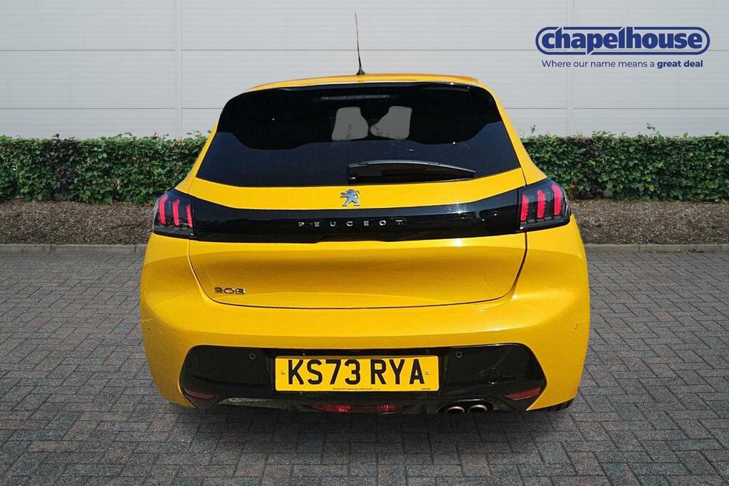 Peugeot 208 Allure Premium Puretech Ss 1.2 KS73RYA Yellow #4