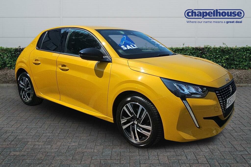 Peugeot 208 Allure Premium Puretech Ss 1.2 Yellow