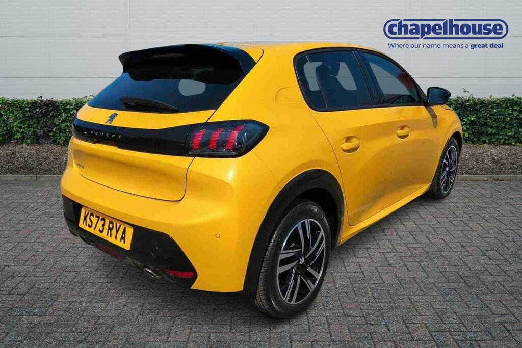 Peugeot 208 Allure Premium Puretech Ss 1.2 KS73RYA Yellow #3
