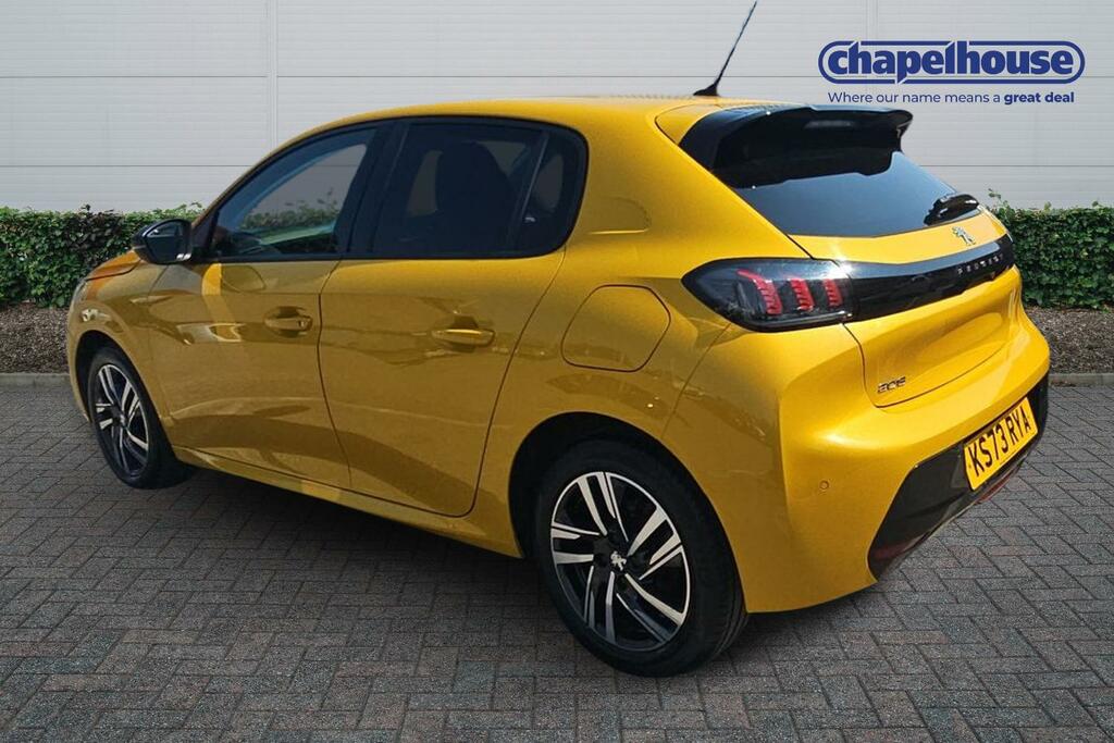 Peugeot 208 Allure Premium Puretech Ss 1.2 Yellow #5