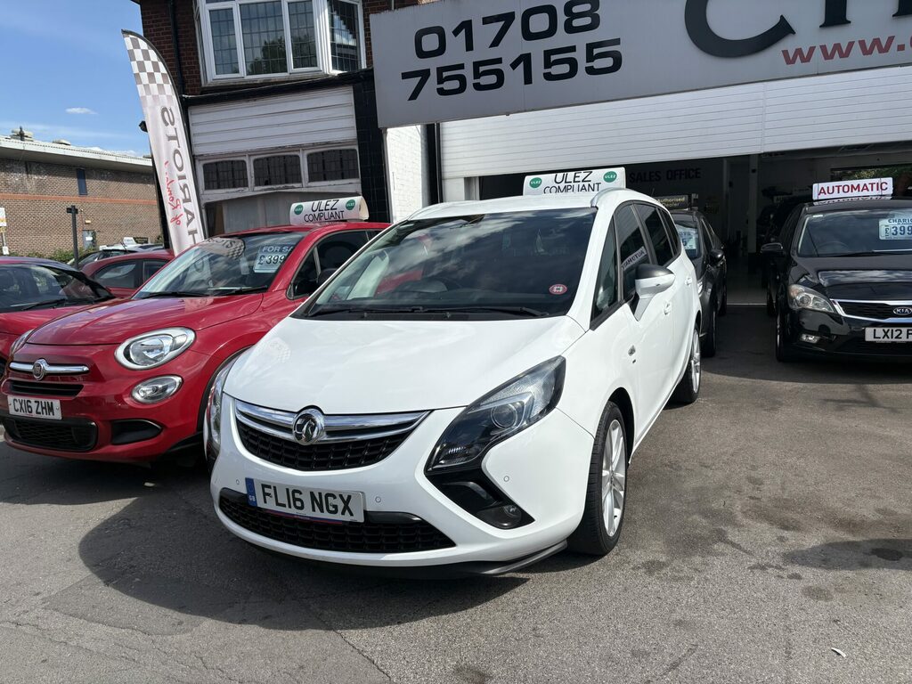 Vauxhall Zafira Tourer 1.4I Turbo Sri White