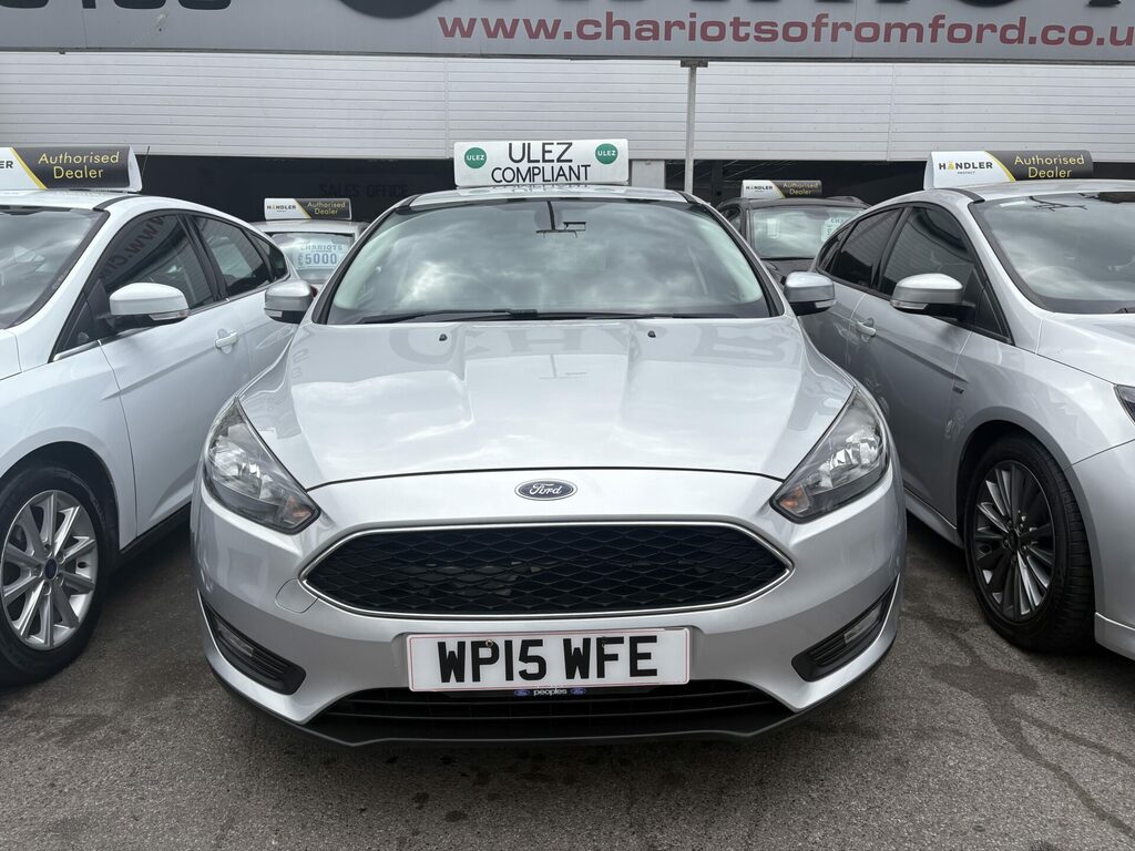 Ford Focus 1.6 Zetec Powershift Euro 6 WP15WFE Silver #2