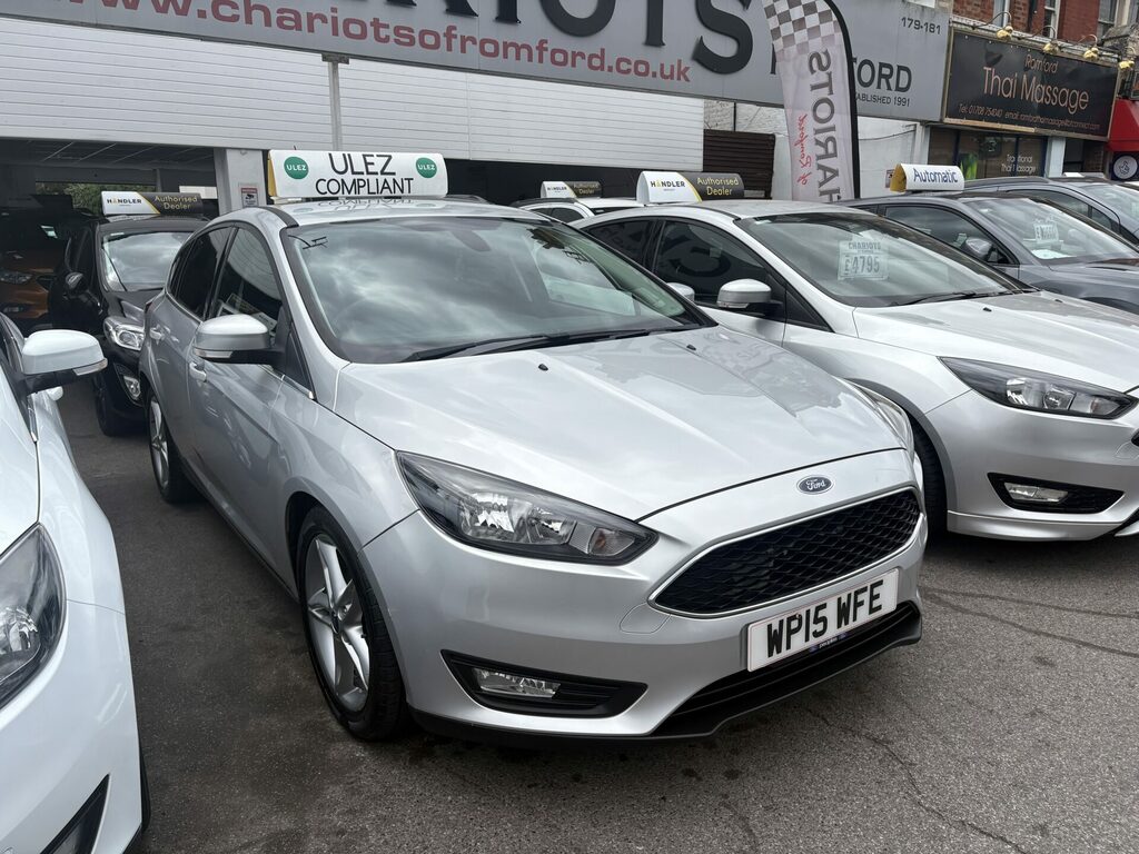 Ford Focus 1.6 Zetec Powershift Euro 6 WP15WFE Silver #4