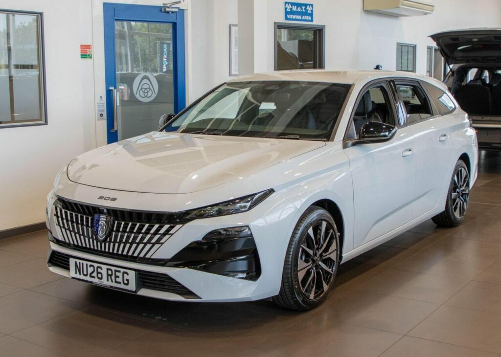 Peugeot 308 SW Estate White #6