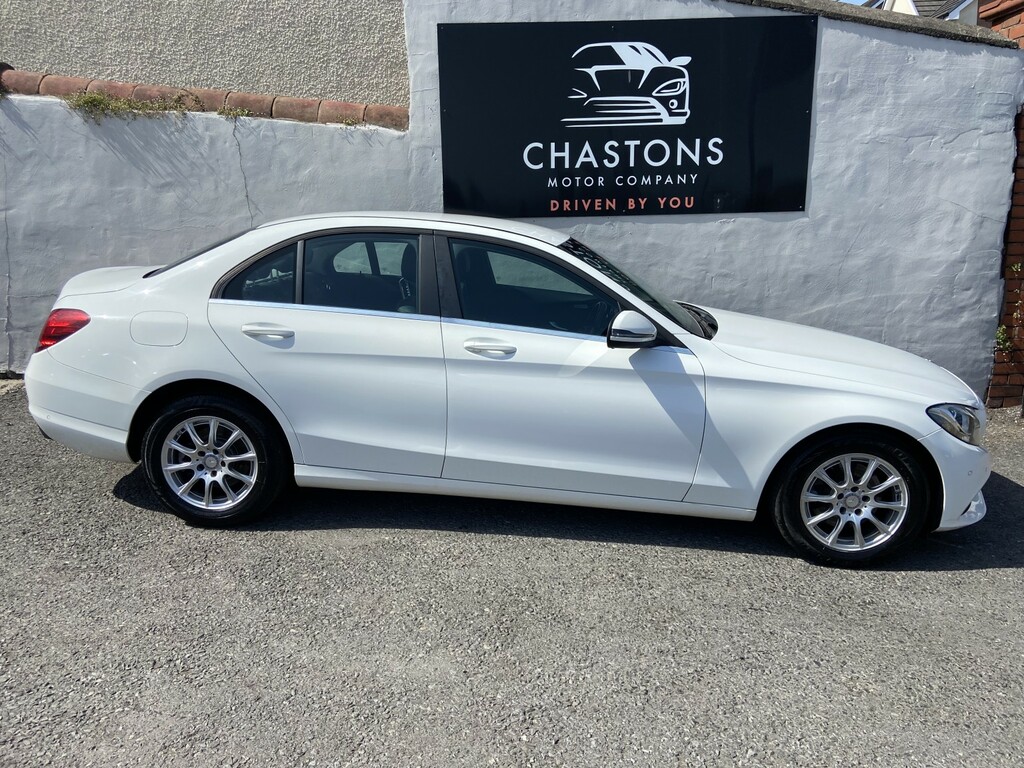 Mercedes-Benz C Class Saloon 2.1 C220d Se 2016 HX16XRG White #2