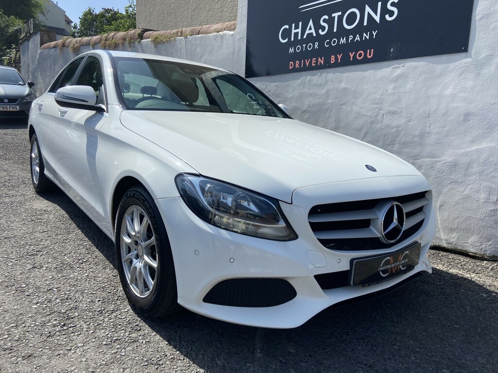 Mercedes-Benz C Class Saloon 2.1 C220d Se 2016 HX16XRG White #6
