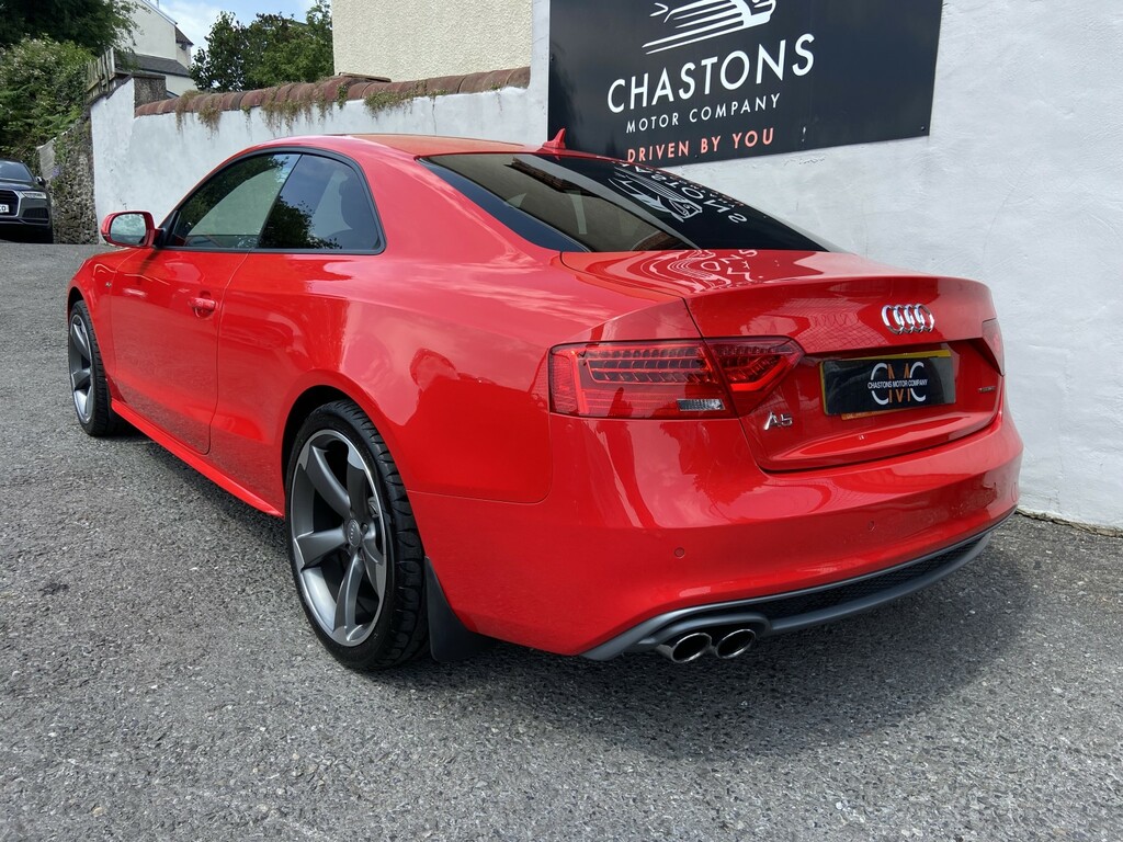 Audi A5 Coupe 2.0 Tdi Black Edition Quattro 2013 Red #5