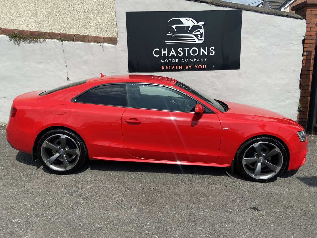 Audi A5 Coupe 2.0 Tdi Black Edition Quattro 2013 Red #2