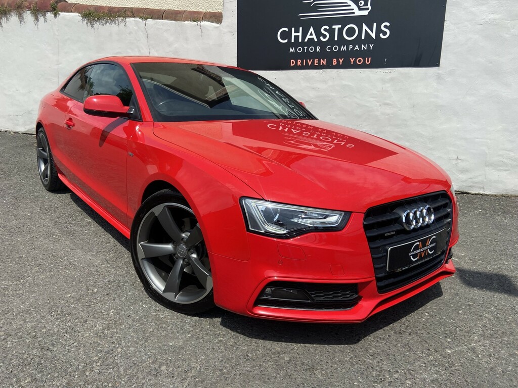 Audi A5 Coupe 2.0 Tdi Black Edition Quattro 2013 Red