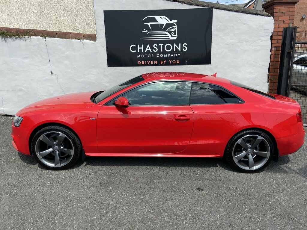 Audi A5 Coupe 2.0 Tdi Black Edition Quattro 2013 Red #4