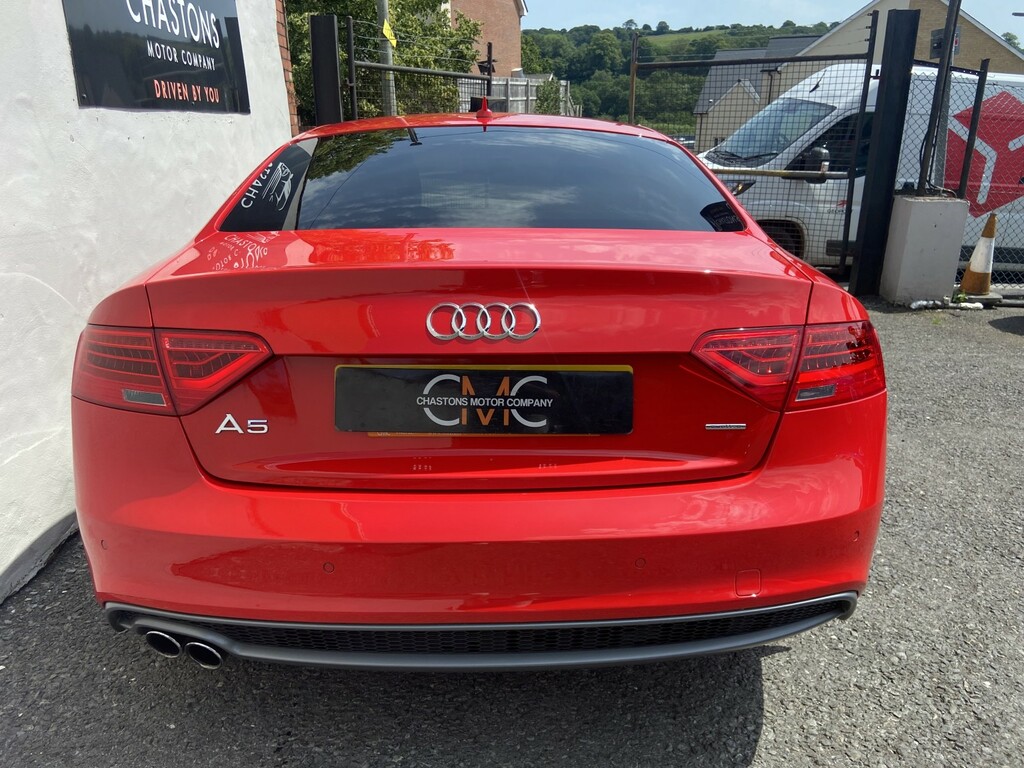 Audi A5 Coupe 2.0 Tdi Black Edition Quattro 2013 Red #3