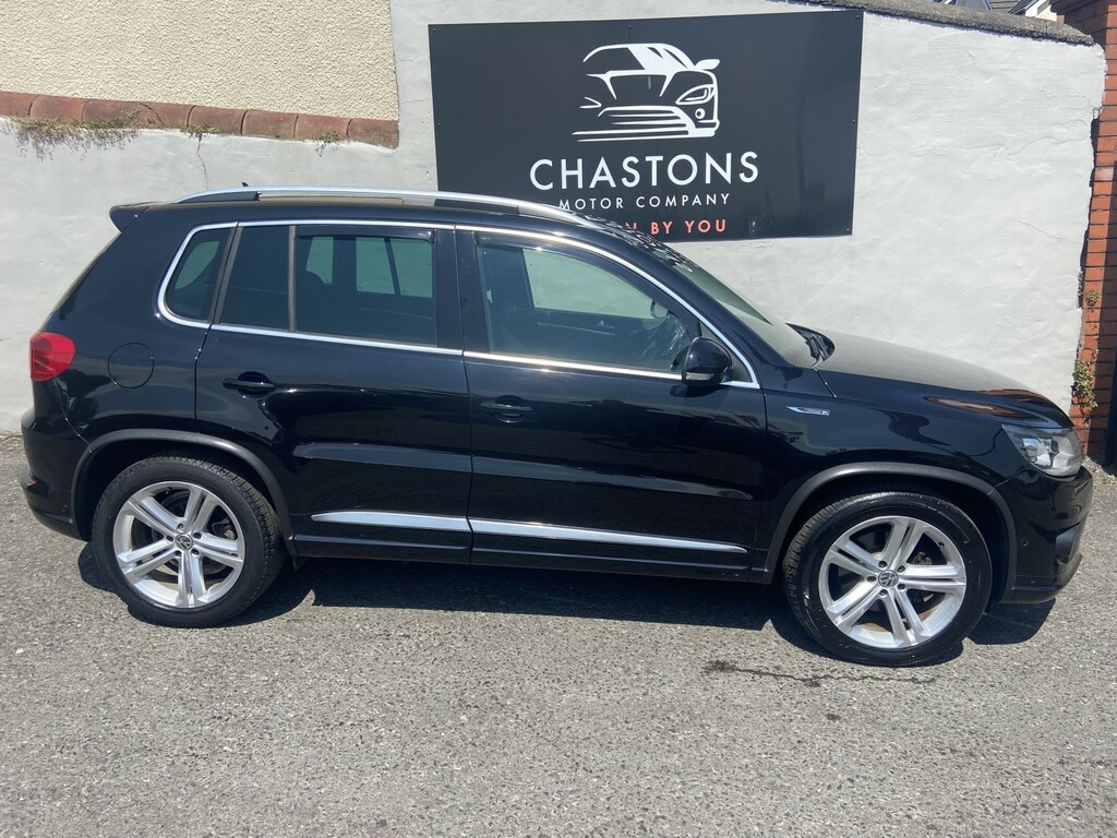 Volkswagen Tiguan Suv 2.0 Tdi Bluemotion Tech R-line 2013 VX63ZCU Black #2