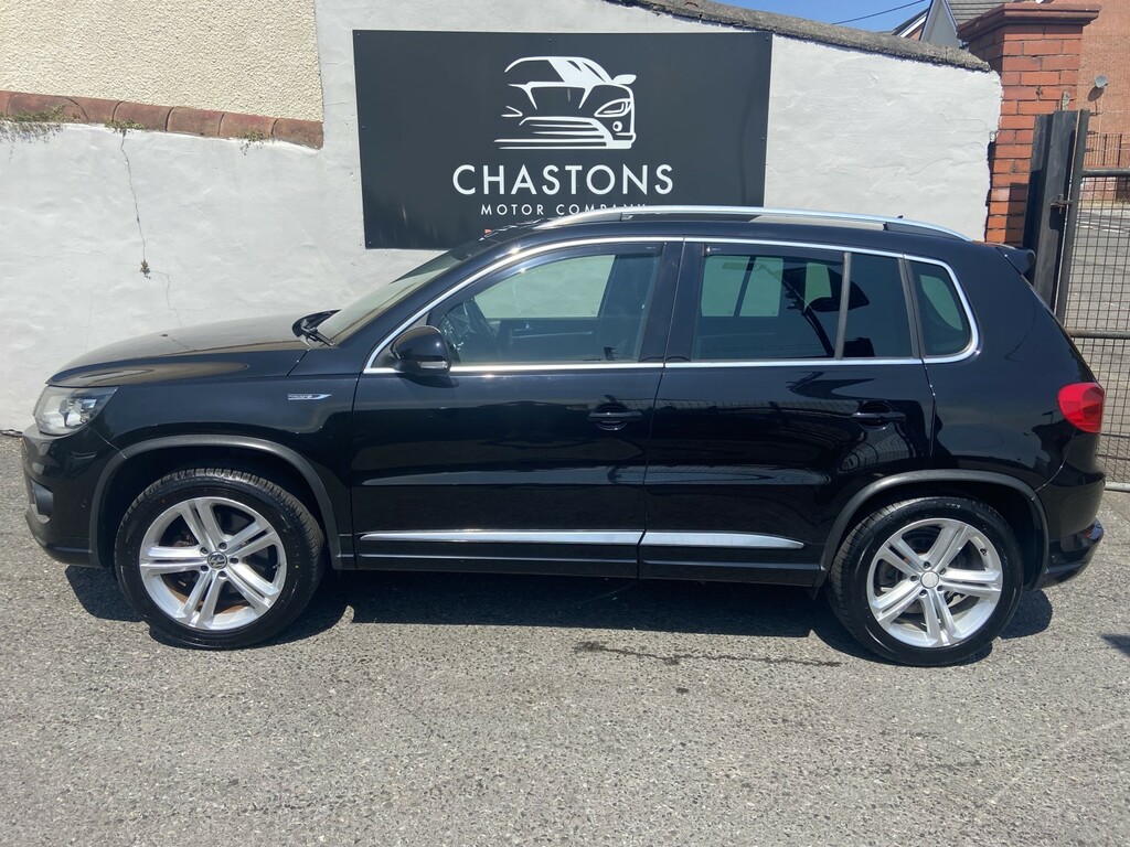 Volkswagen Tiguan Suv 2.0 Tdi Bluemotion Tech R-line 2013 VX63ZCU Black #6