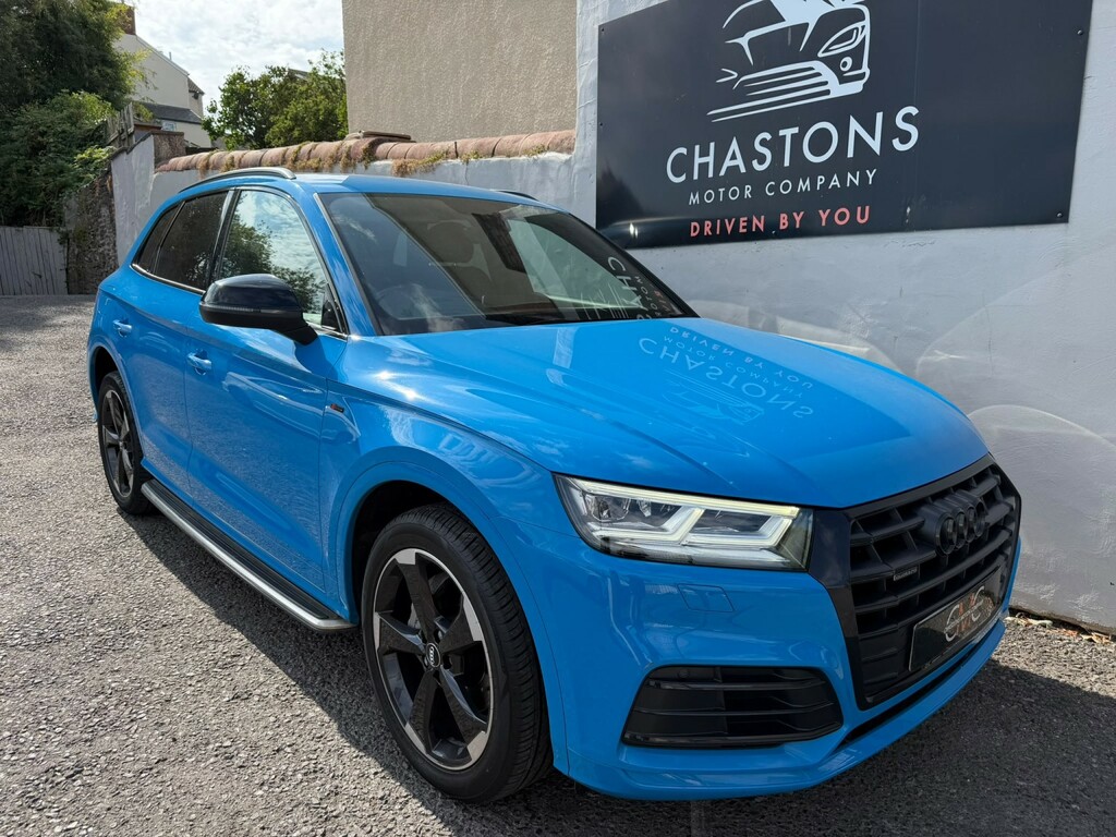 Audi Q5 2.0 Tdi 40 Black Edition Quattro Blue #4