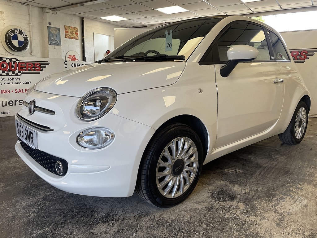 Fiat 500C Lounge White #6