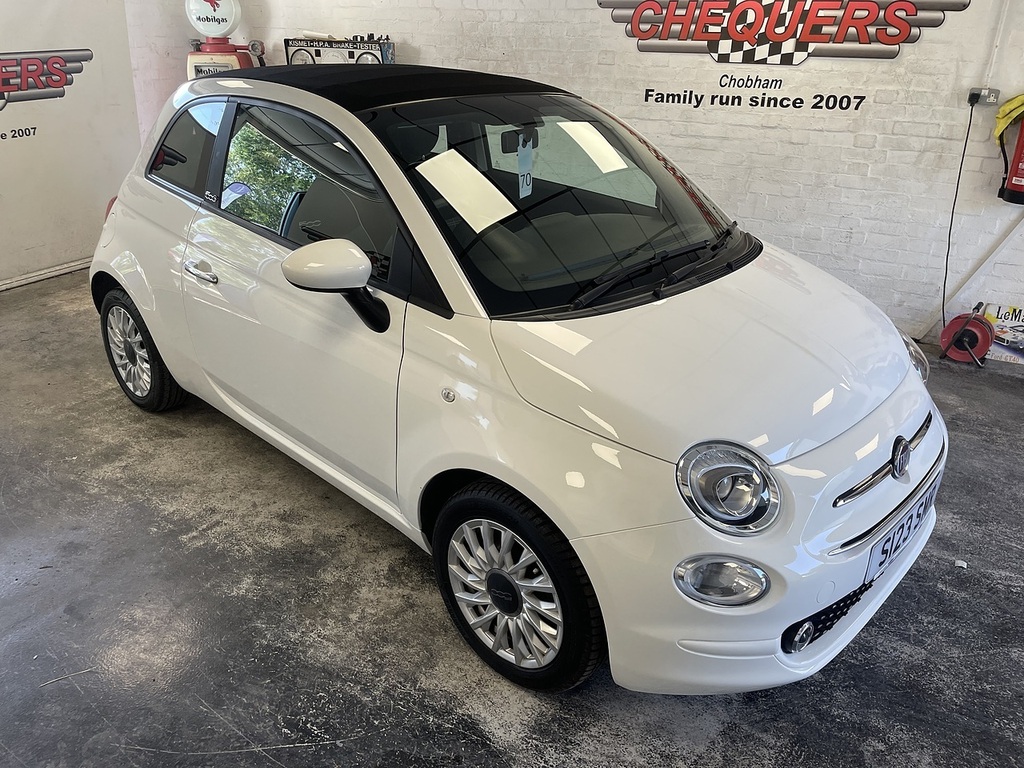 Fiat 500C Lounge White #2