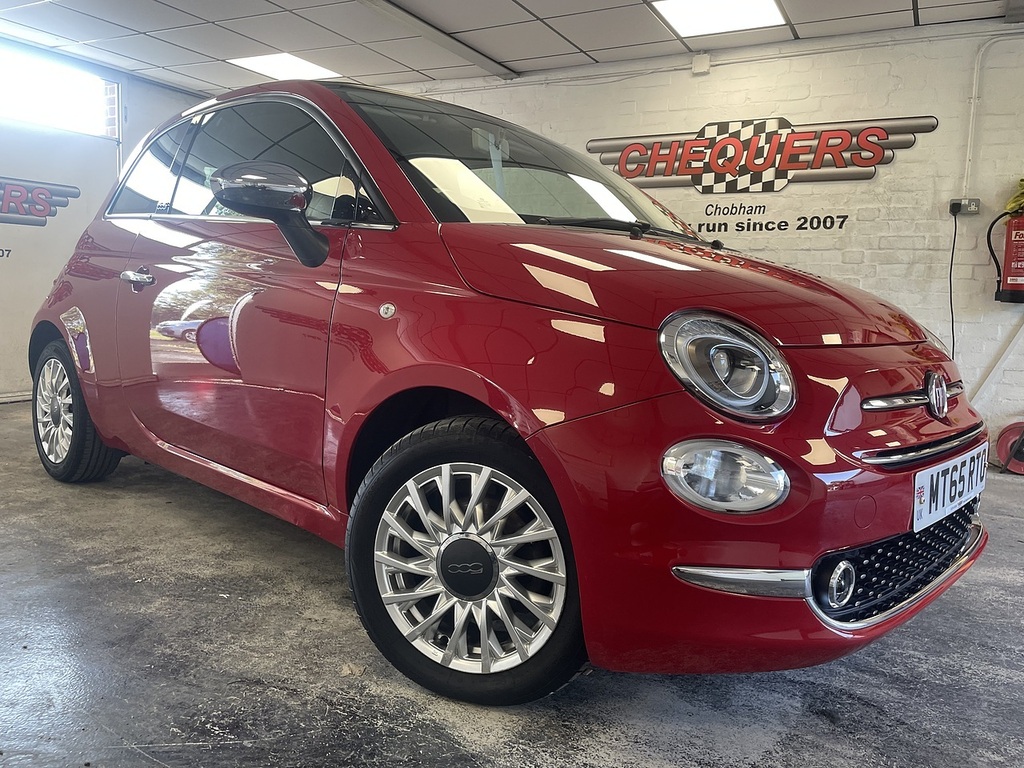 Fiat 500C Twinair Lounge Red