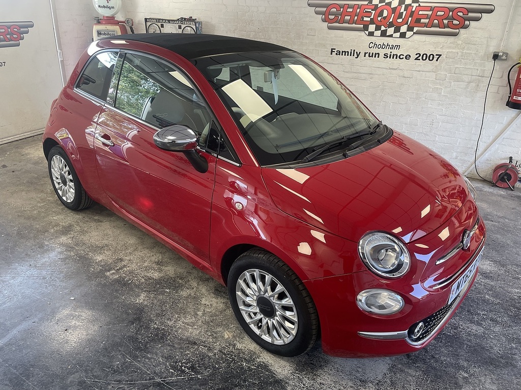 Fiat 500C Twinair Lounge Red #2
