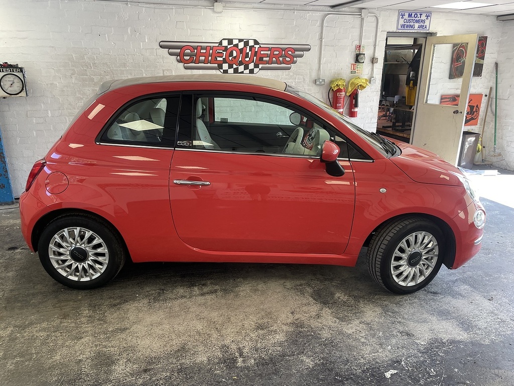 Fiat 500C Lounge Pink #6