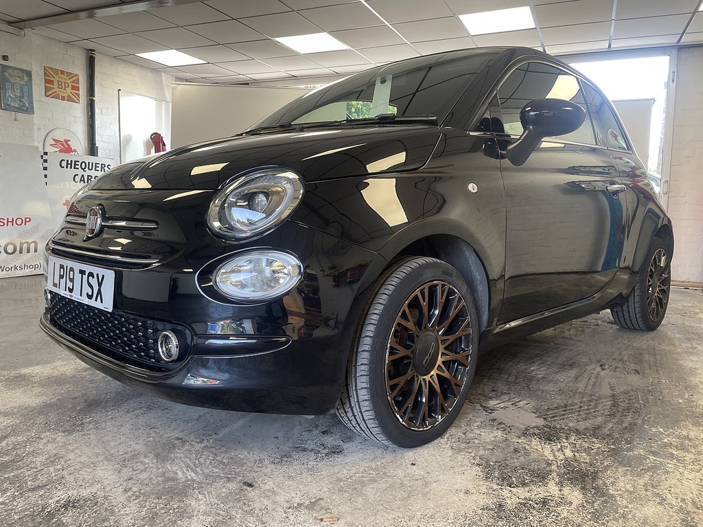 Fiat 500C 120Th Black #6