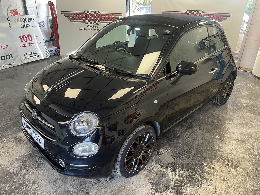 Fiat 500C 120Th Black #5