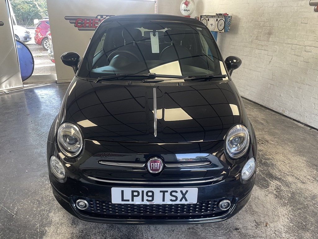 Fiat 500C 120Th Black #4