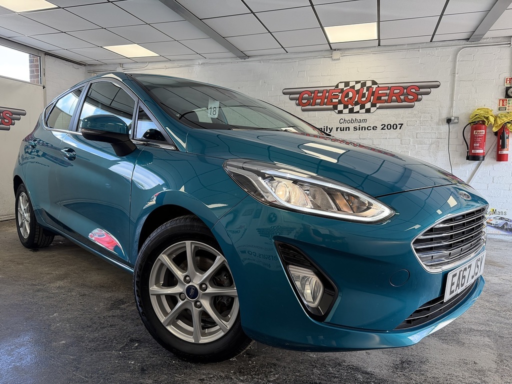 Ford Fiesta T Ecoboost Zetec EA67JSY Blue