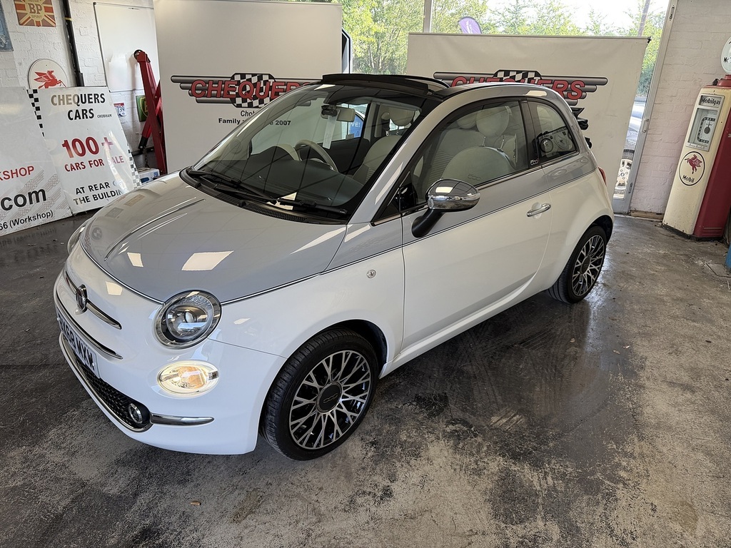Fiat 500C Collezione White #4