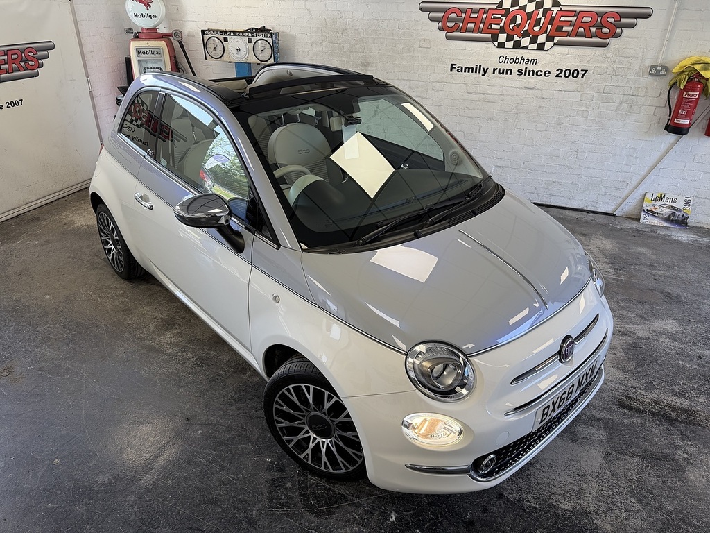 Fiat 500C Collezione White #2