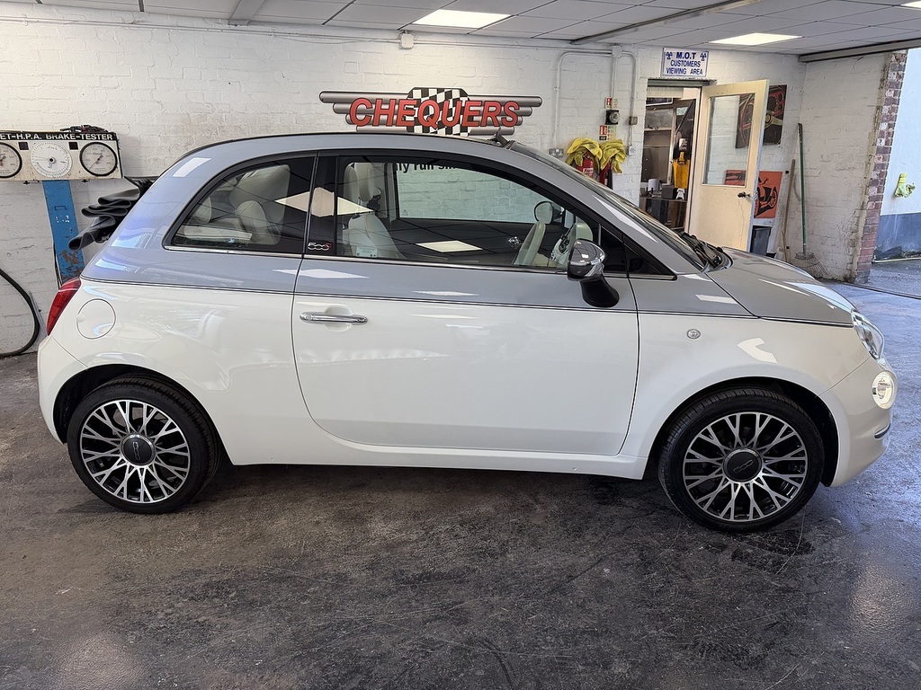 Fiat 500C Collezione White #5