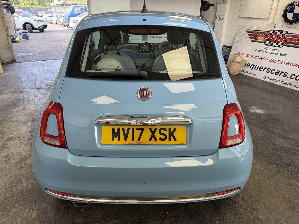 Fiat 500 Lounge Blue #6