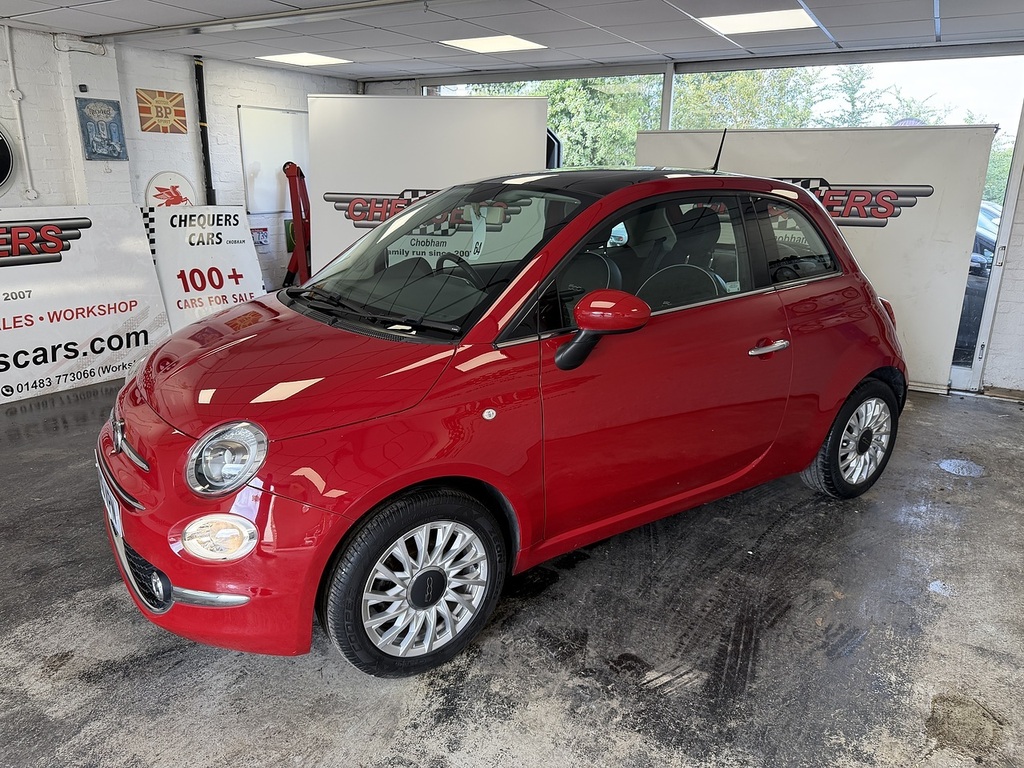 Fiat 500 Lounge Red #4