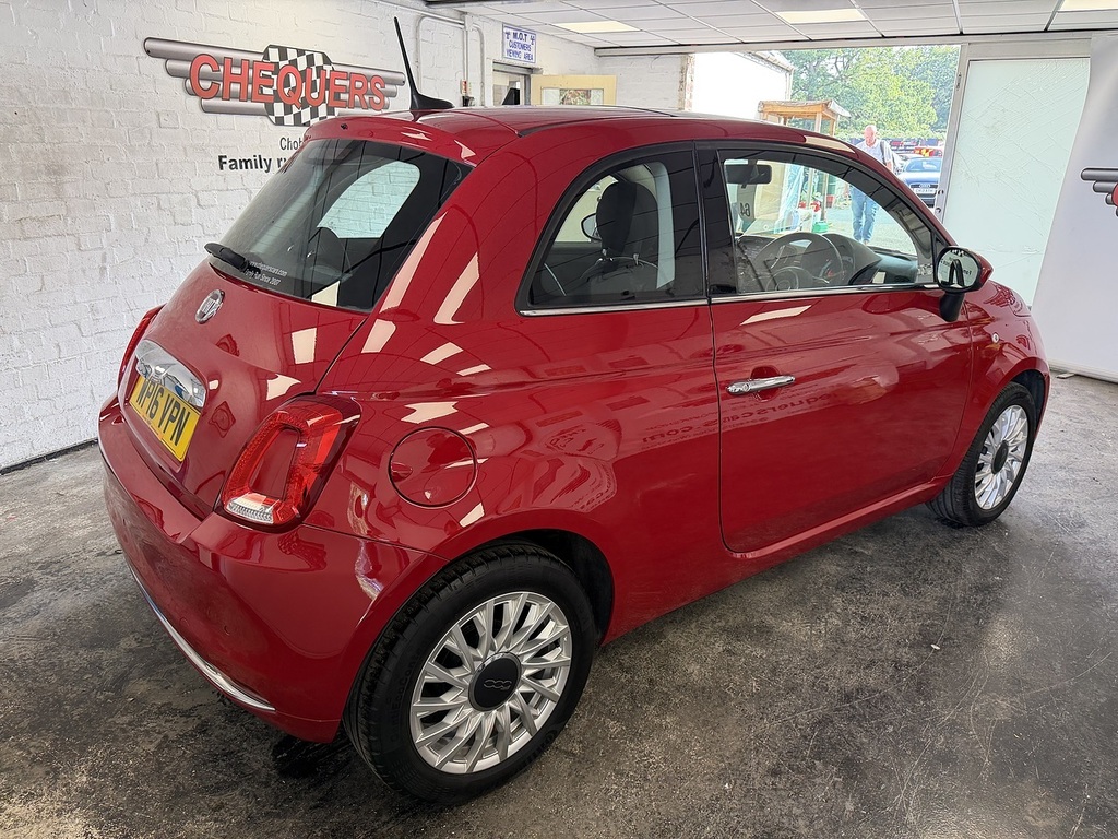 Fiat 500 Lounge Red #6