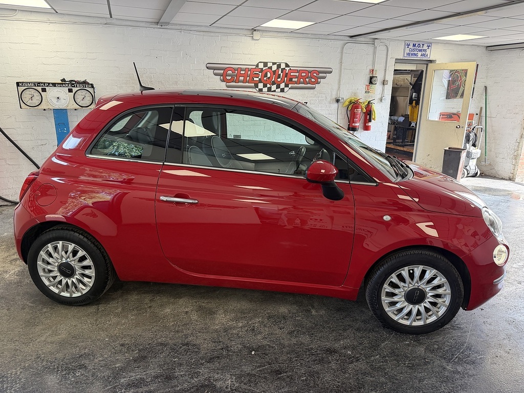 Fiat 500 Lounge Red #5