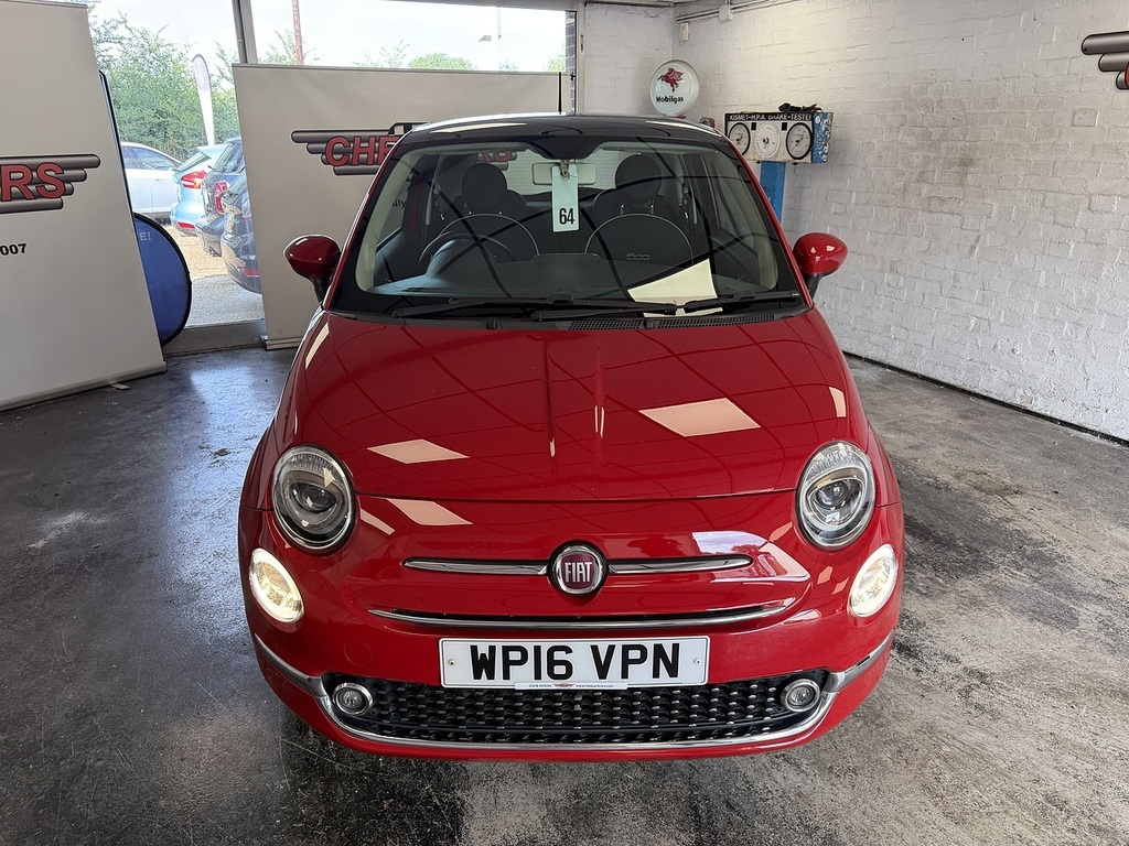 Fiat 500 Lounge Red #3