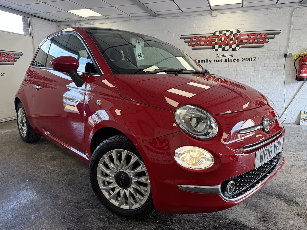 Fiat 500 Lounge Red