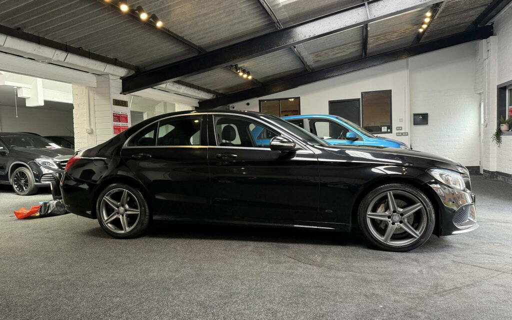 Mercedes-Benz C Class 2.1 C220 Bluetec Amg Line G-tronic Euro 6 S S WA15RPX Black #2