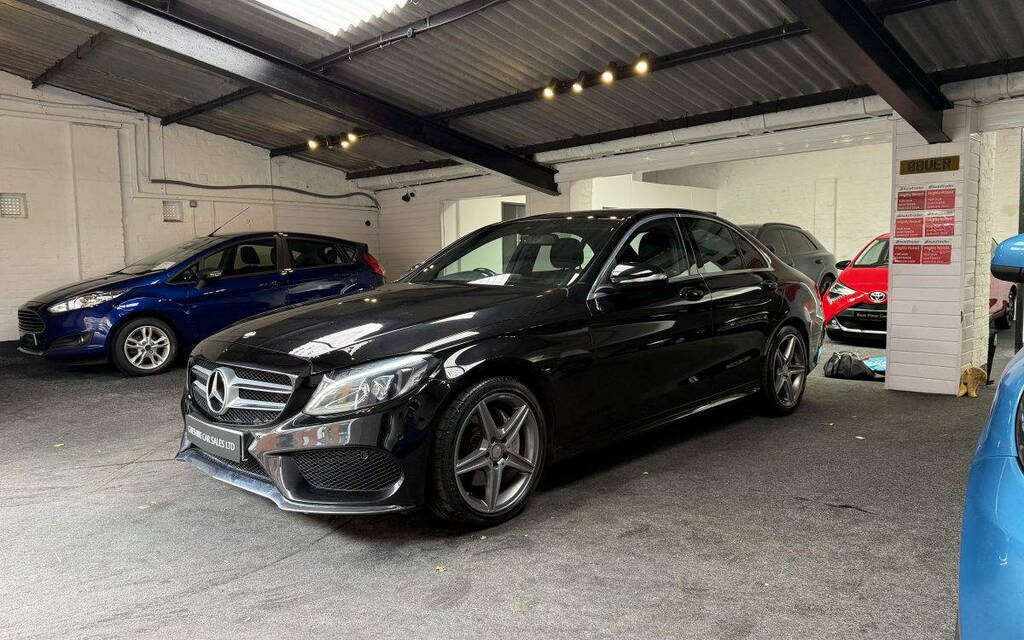 Mercedes-Benz C Class 2.1 C220 Bluetec Amg Line G-tronic Euro 6 S S WA15RPX Black #5