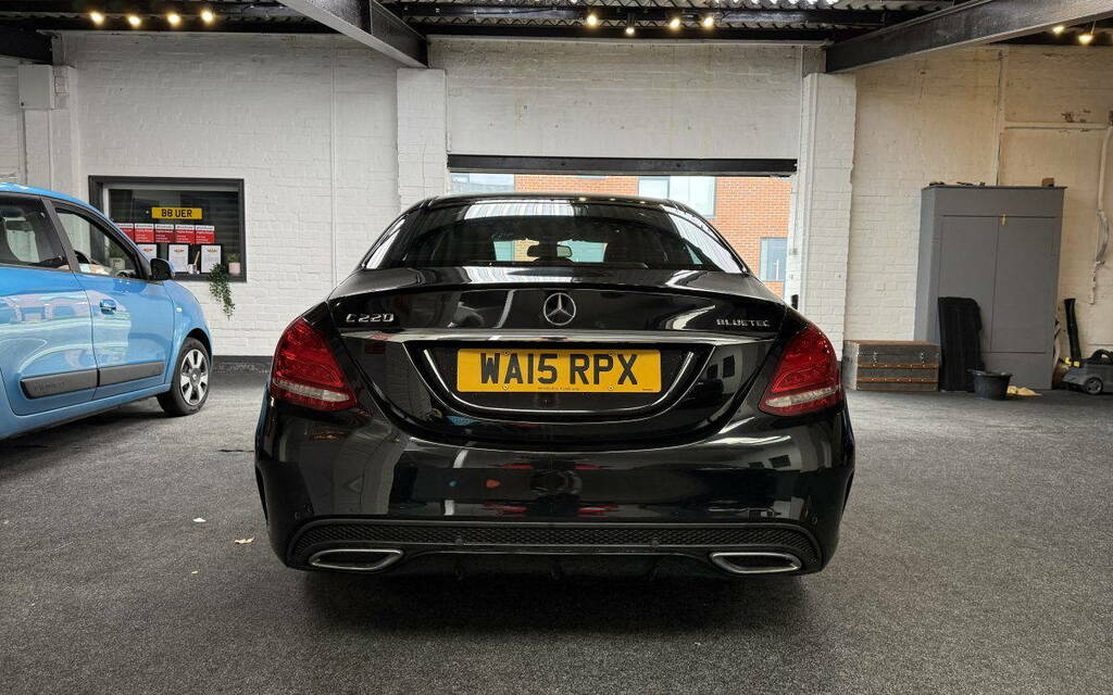 Mercedes-Benz C Class 2.1 C220 Bluetec Amg Line G-tronic Euro 6 S S WA15RPX Black #6