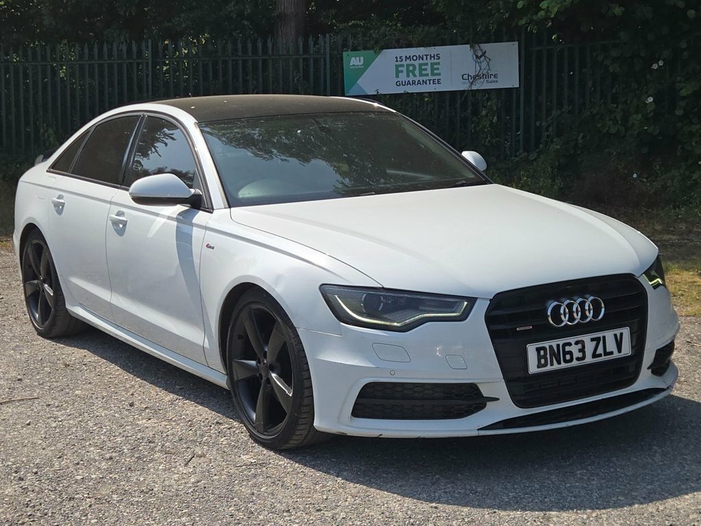 Audi A6 Saloon 2L Black Edition White #3