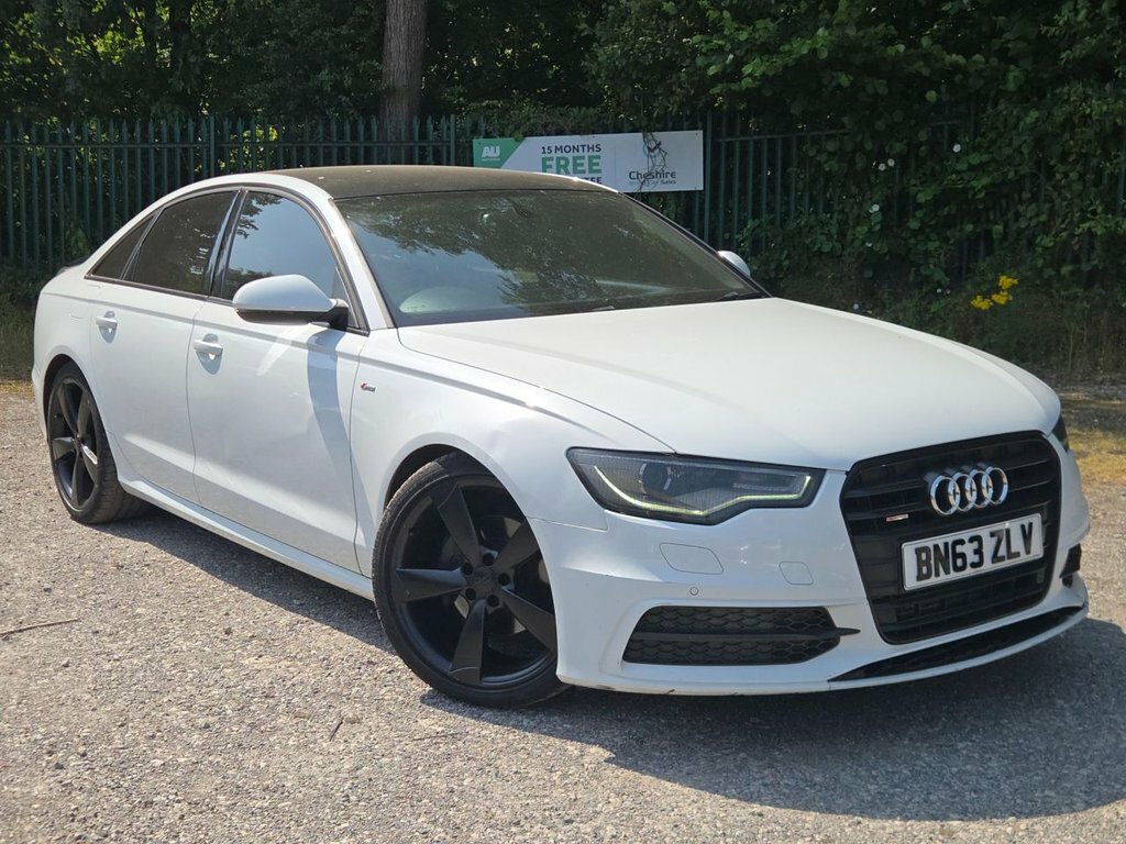 Audi A6 Saloon 2L Black Edition White