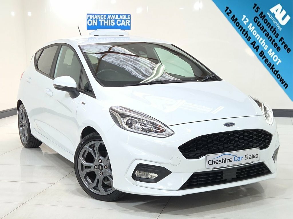 Ford Fiesta 1L St-line Edition White