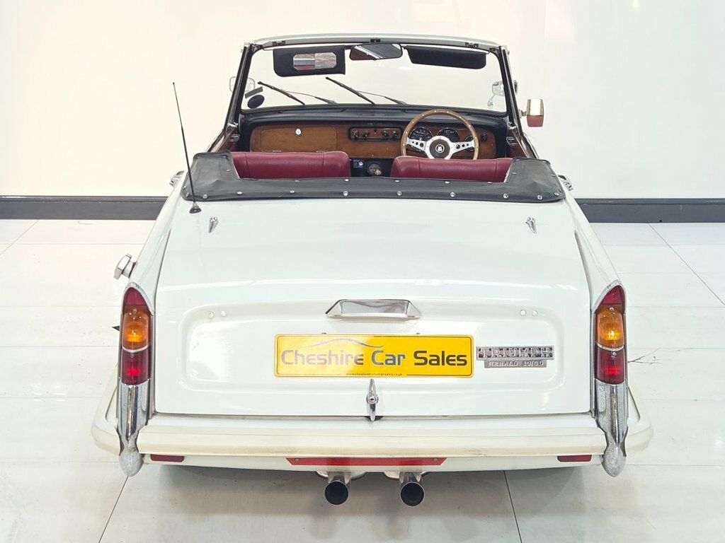 Triumph Herald Convertible White #3